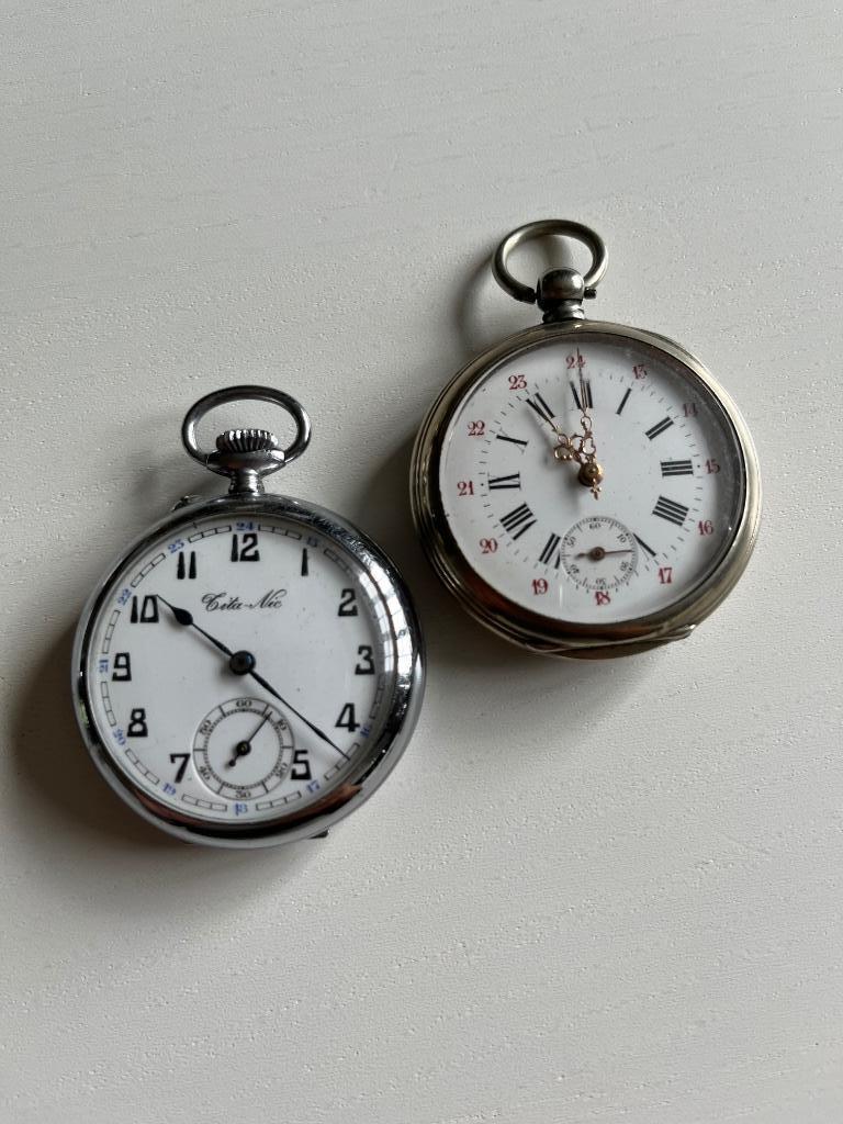 Montres à gousset, Zakhorloge, Voor 1900, Zilver, Ophalen