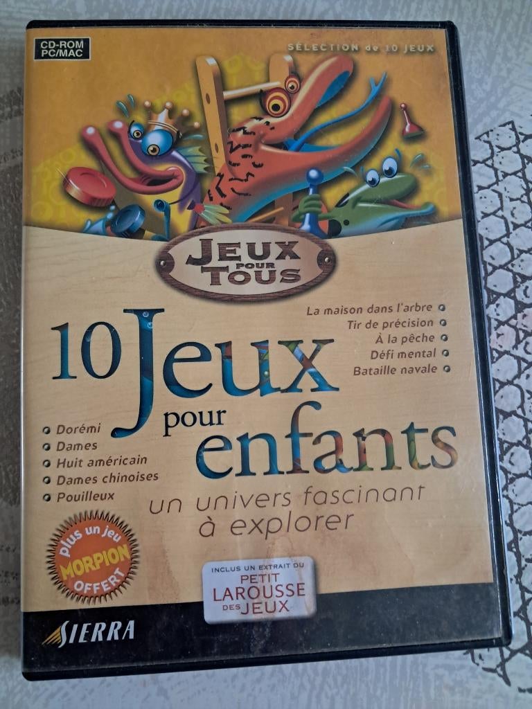 Jeu CD-rom PC/MAC 10 jeux pour enfants, Consoles de jeu & Jeux vidéo, Jeux | PC, Enlèvement ou Envoi, Comme neuf, Puzzle et Éducatif