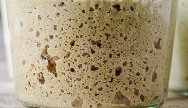 Zuurdesem, sauerteig, levain, Ophalen