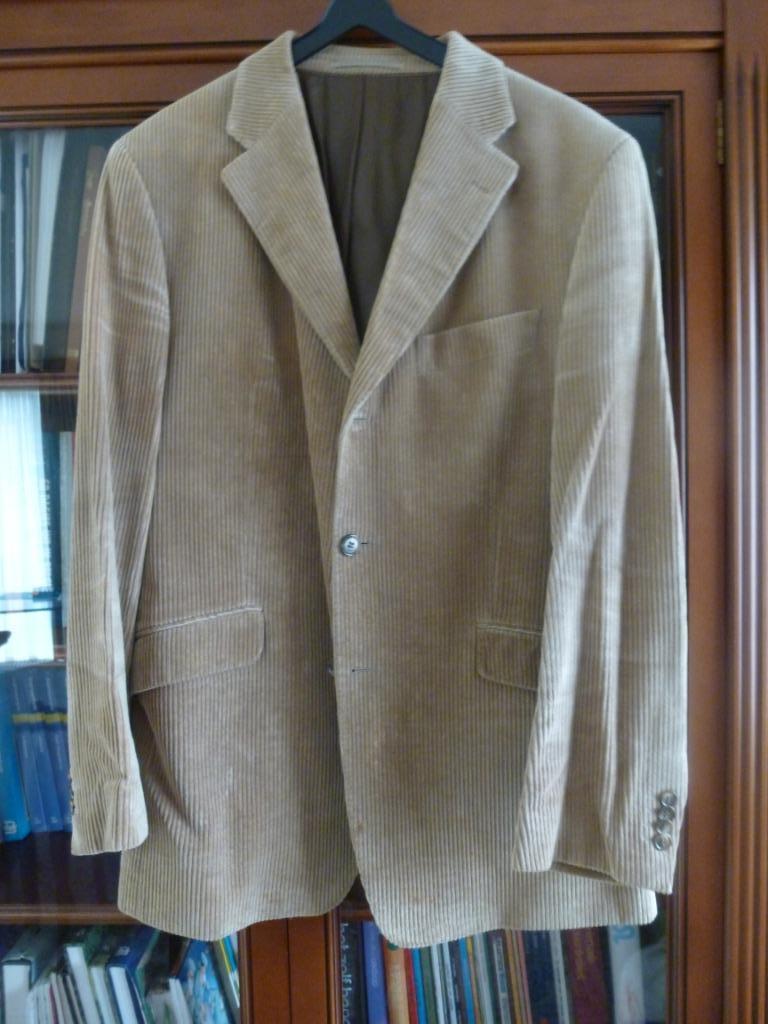 herenblazer, Ophalen, Maat 48/50 (M), Beige, Gedragen