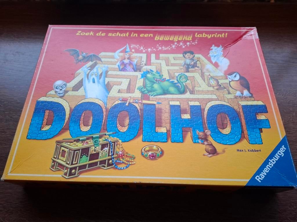 Doolhof, Hobby en Vrije tijd, Gezelschapsspellen | Bordspellen, Ophalen, Zo goed als nieuw