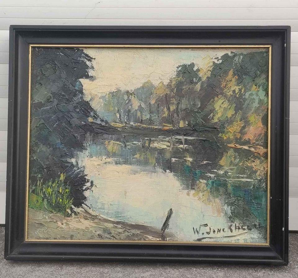 Huile sur toile signe walter jonckheere, Enlèvement ou Envoi