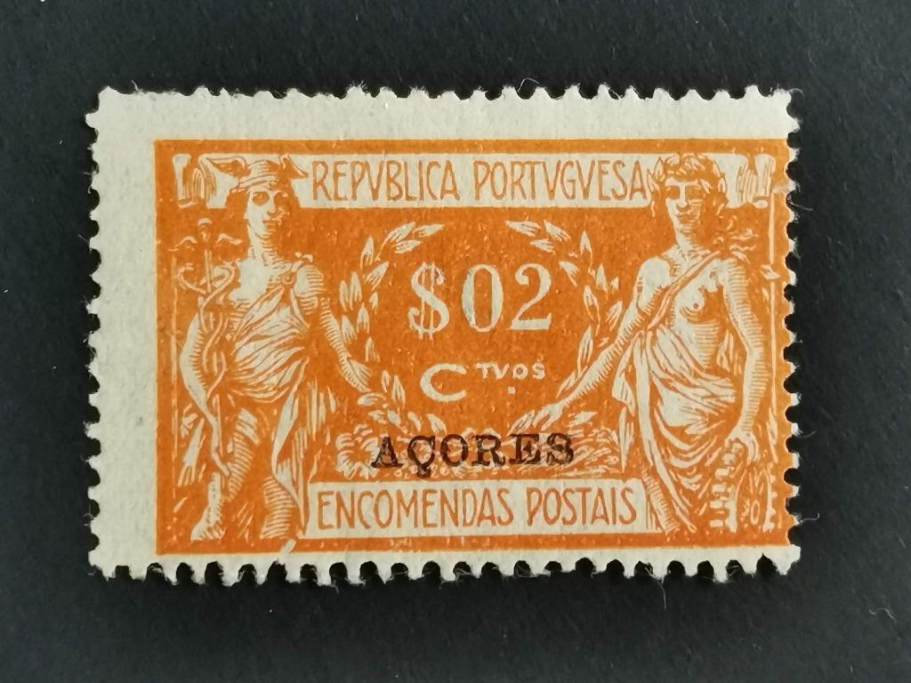 Açores 1921-22 - timbre pour colis postaux, Enlèvement ou Envoi, Portugal, Affranchi