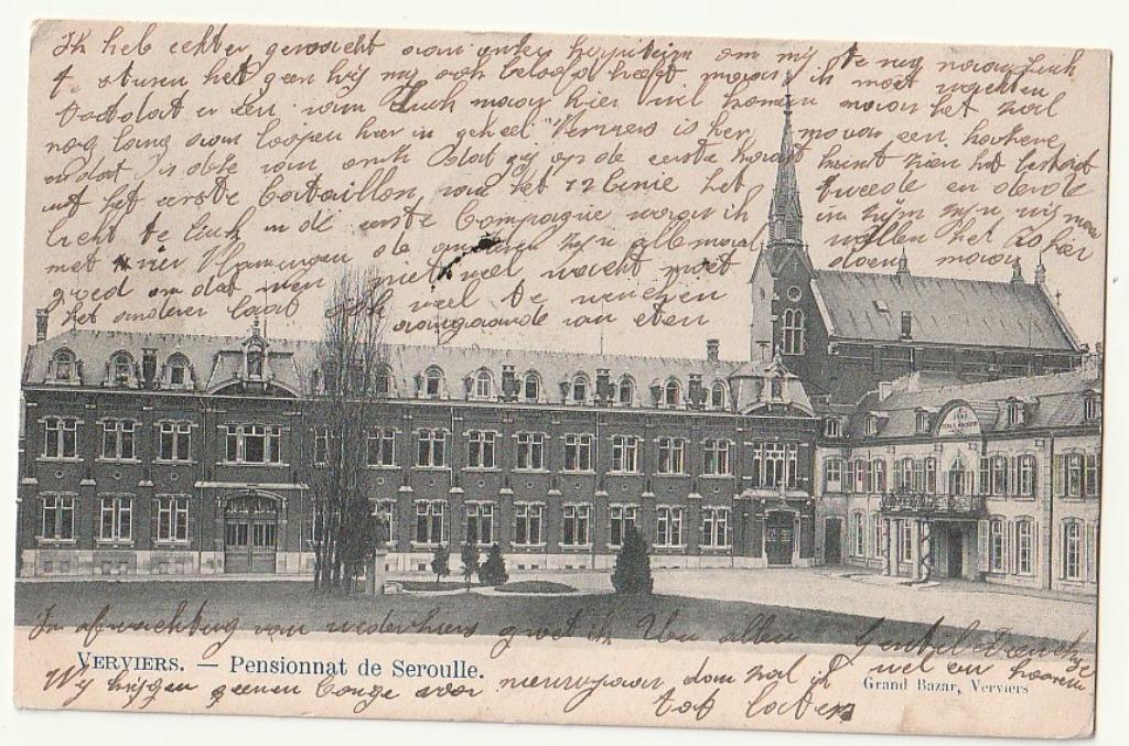 Verviers Pensionnat de Seroulle (1905), Envoi, Affranchie, Liège