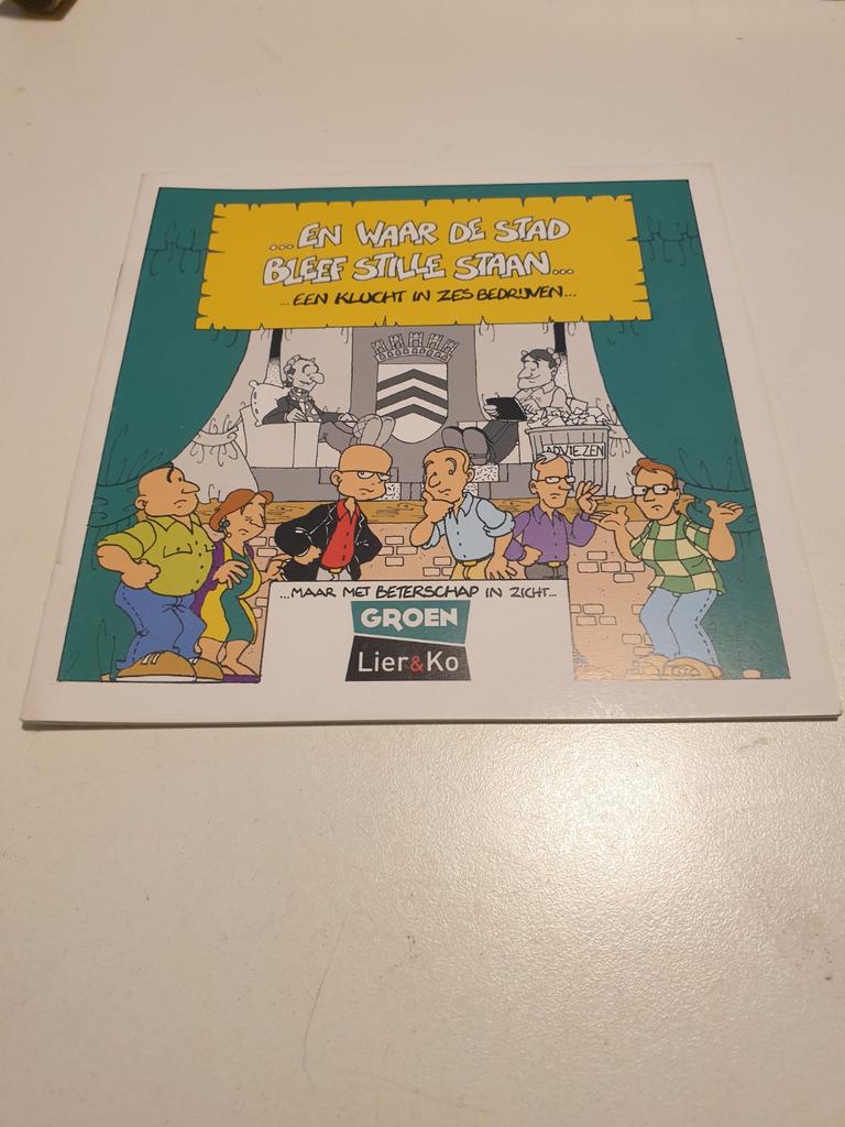 ... en waar de stad bleef stille staan... RECLAME STRIP, Boeken, Eén stripboek, Ophalen of Verzenden, Zo goed als nieuw, Mark janssen