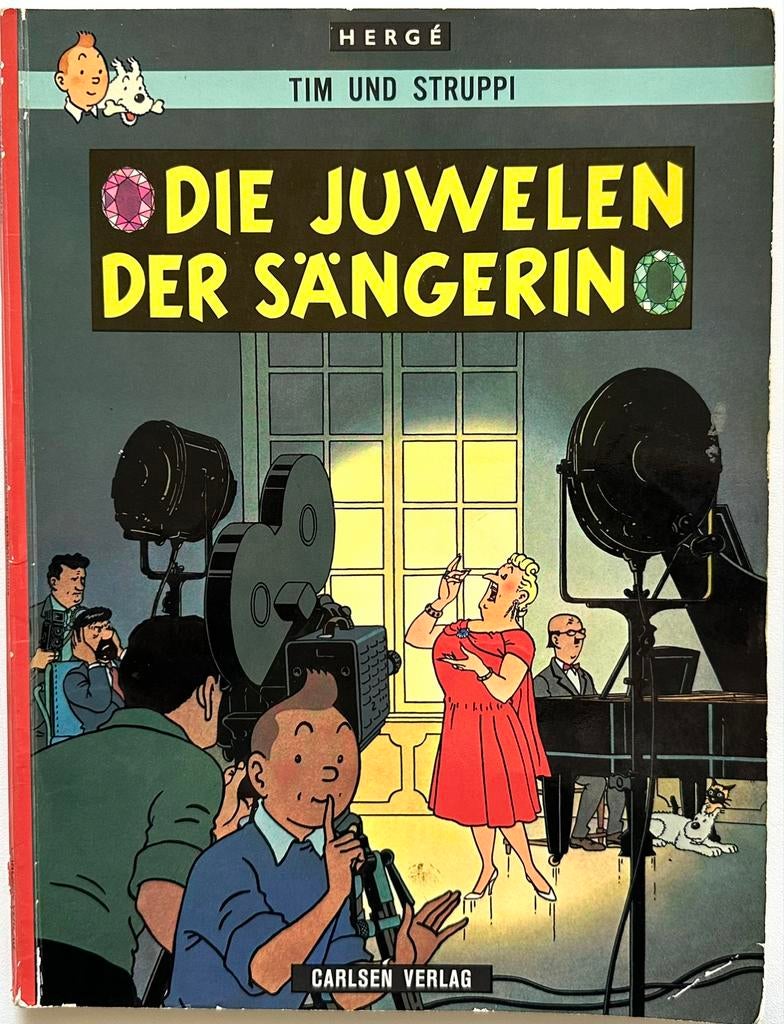 Tim en Struppi. Die Juwelen der Sangerin. 2.Auflage 1972, Gelezen