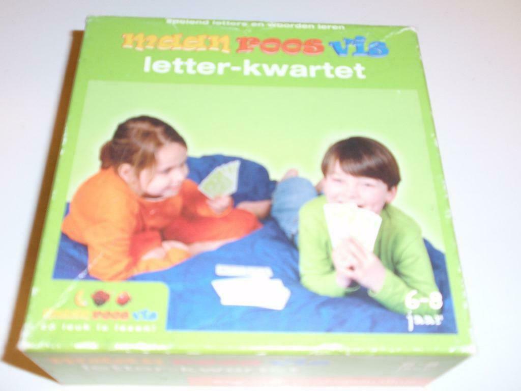 Maan roos vis letter- kwartet, Kinderen en Baby's, Ophalen, Gebruikt