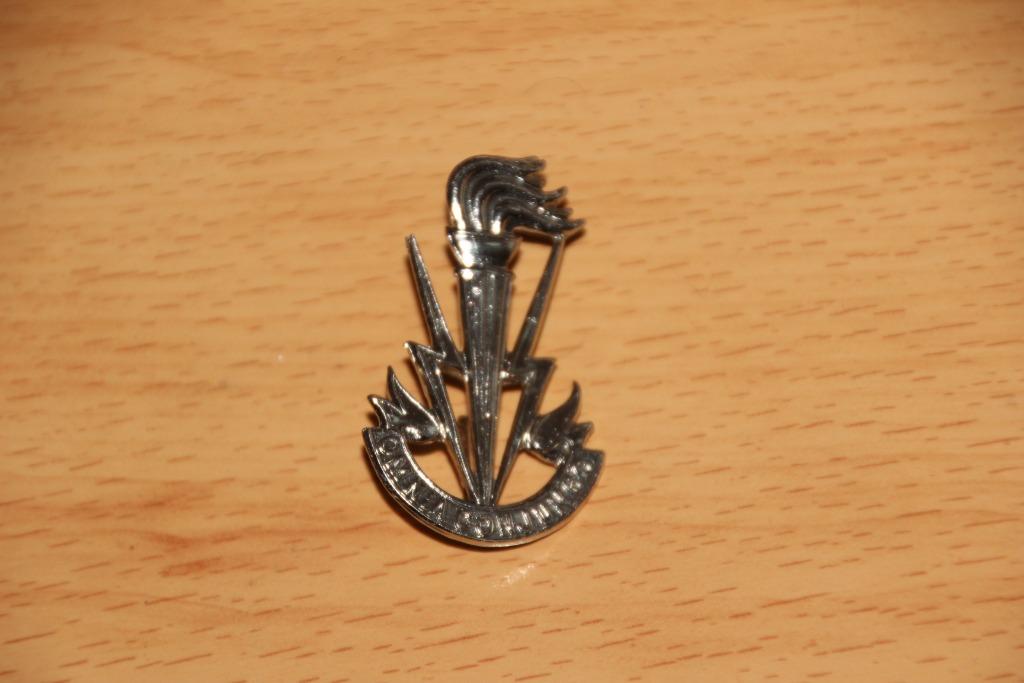 ABL muts kenteken „transmissie” (zilver), Verzenden, Landmacht, Embleem of Badge