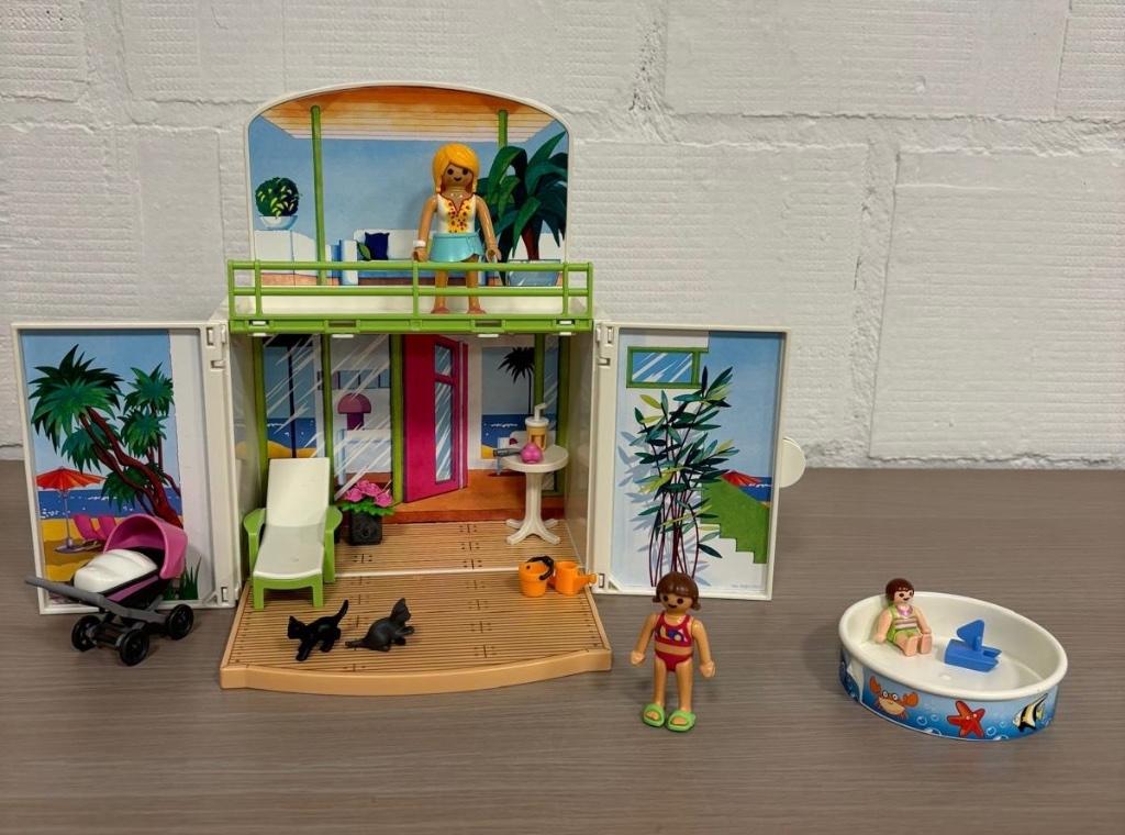 Playmobil - zonneterras speelbox, Ophalen, Zo goed als nieuw, Complete set