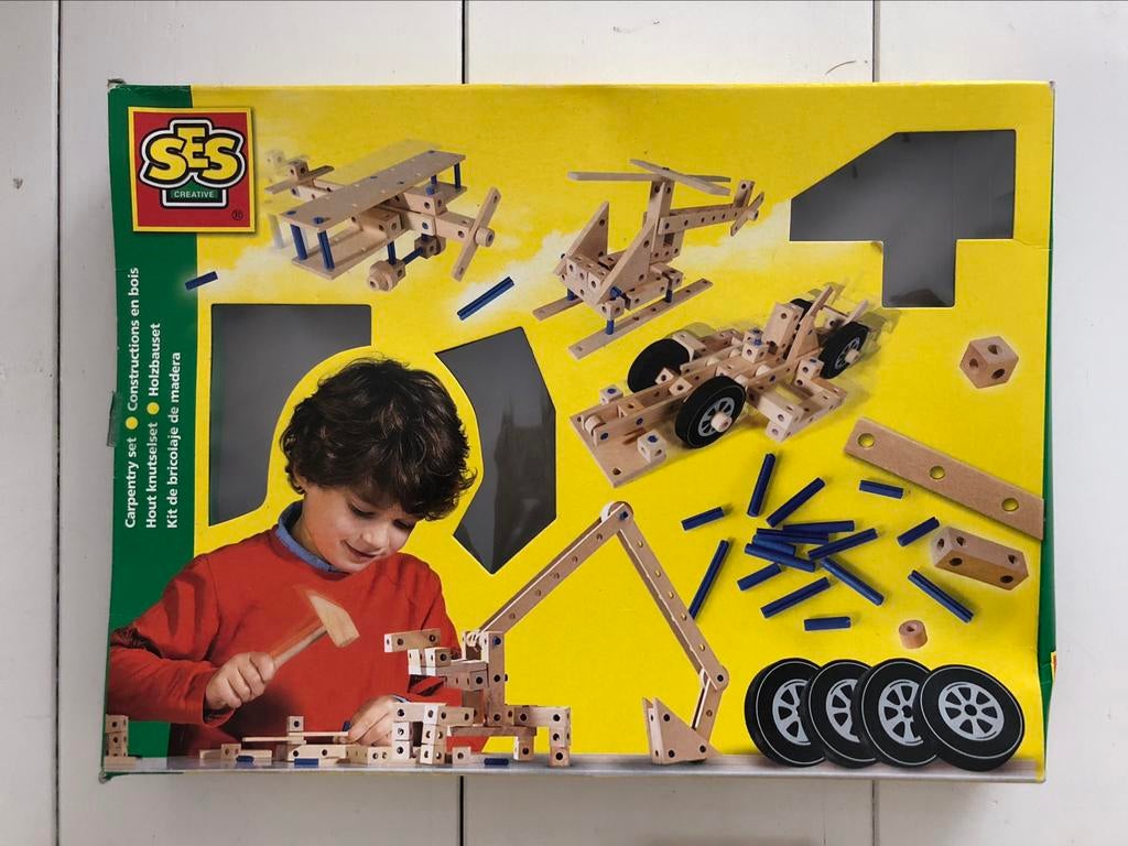 SES Creative hout knutselset, Ophalen of Verzenden, Gebruikt, Knutselen