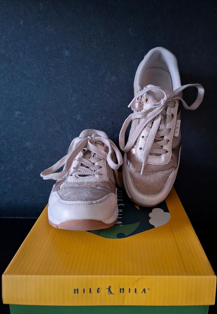 Milo & Mila beige sneakers 36, Milo & Mila, Gebruikt, Meisje, Schoenen