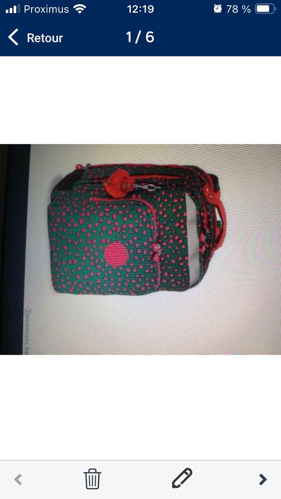 Sac à dos Kipling avec trousse/plumier à l intérieur, Ophalen of Verzenden, Zo goed als nieuw