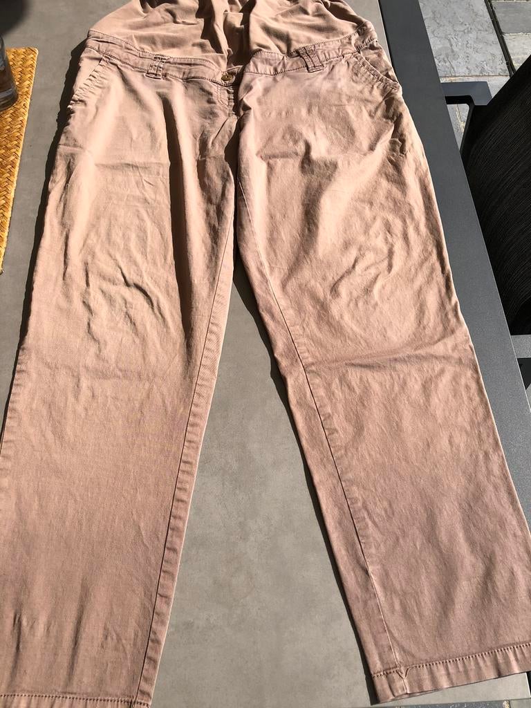 Zwangerschapsbroek - Joli ronde - maat XL, Bruin, Maat 46/48 (XL) of groter, Ophalen of Verzenden, Gedragen