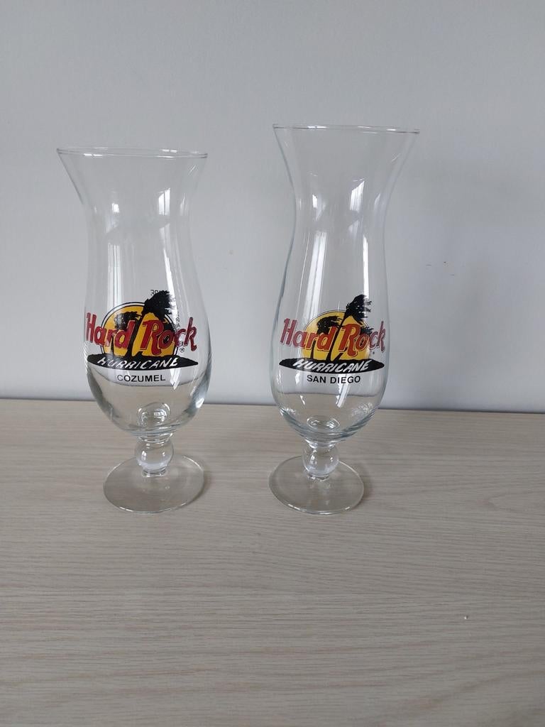 Hard Rock glazen, Verzamelen, Ophalen of Verzenden, Zo goed als nieuw, Bierglas