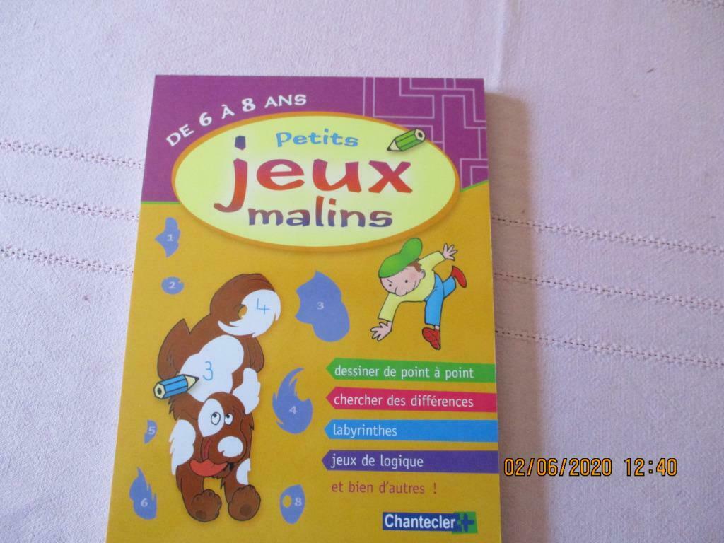 PETITS JEUX MALINS. 6-8 ANS. 1ere-2eme PRIMAIRE., Enlèvement ou Envoi, Neuf, Primaire, Mathématiques A