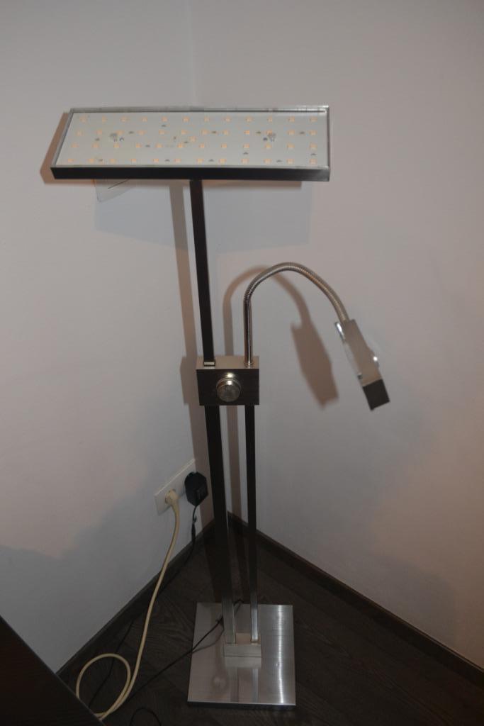 Lampe/lampadaire sur pied + liseuse moderne, Maison & Meubles, Enlèvement, Utilisé, 150 à 200 cm