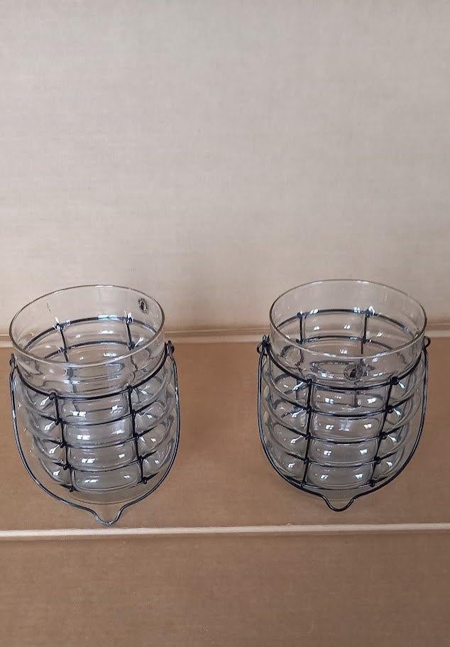 vase, bougeoir, verre, fil métallique, Maison & Meubles, Accessoires pour la Maison | Étagères murales & Rayons de bibliothèque
