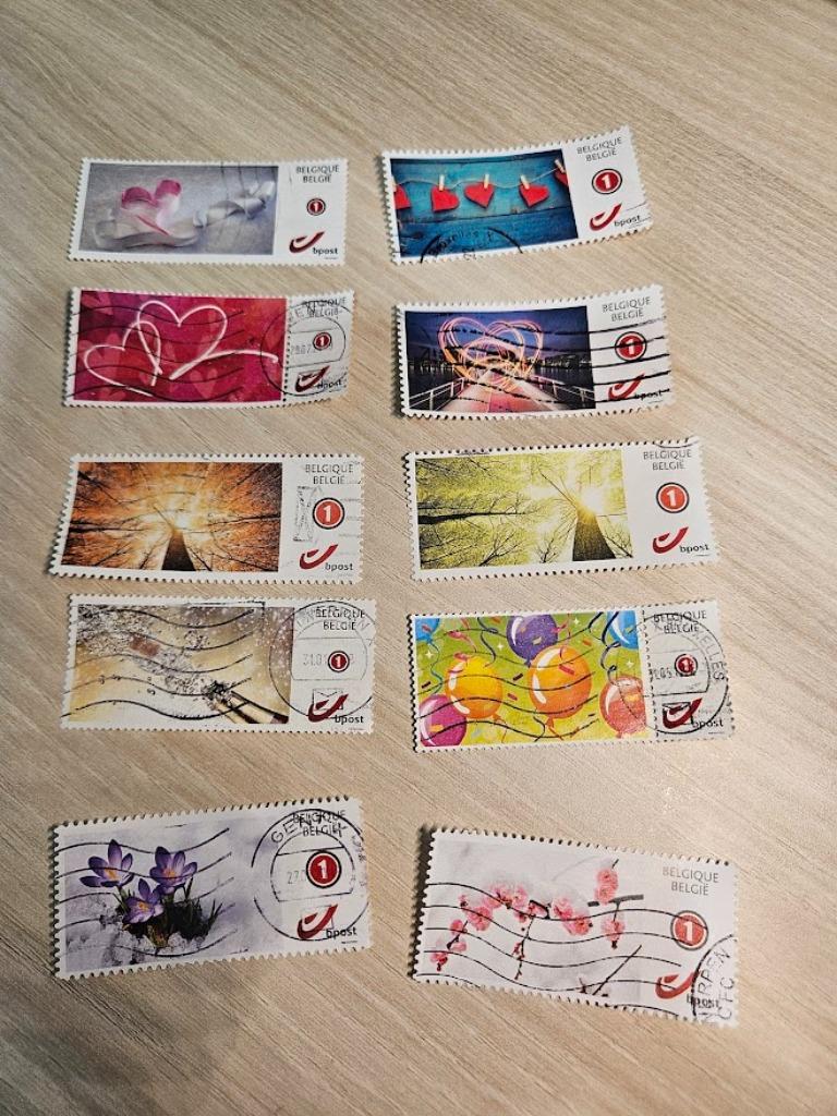 Postzegels België speciale uitgifte, Postzegels en Munten, Ophalen of Verzenden, Gestempeld, Gestempeld