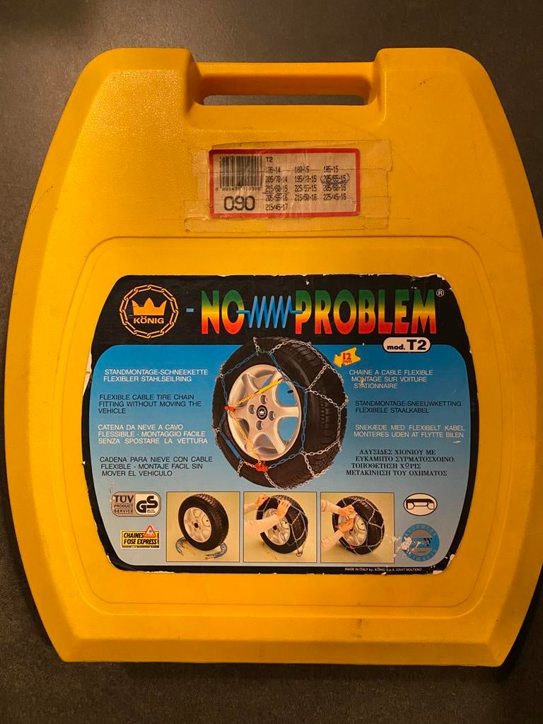 Sneeuwkettingen König No-Problem T2 maat 090 NIEUW!!, Enlèvement, Neuf