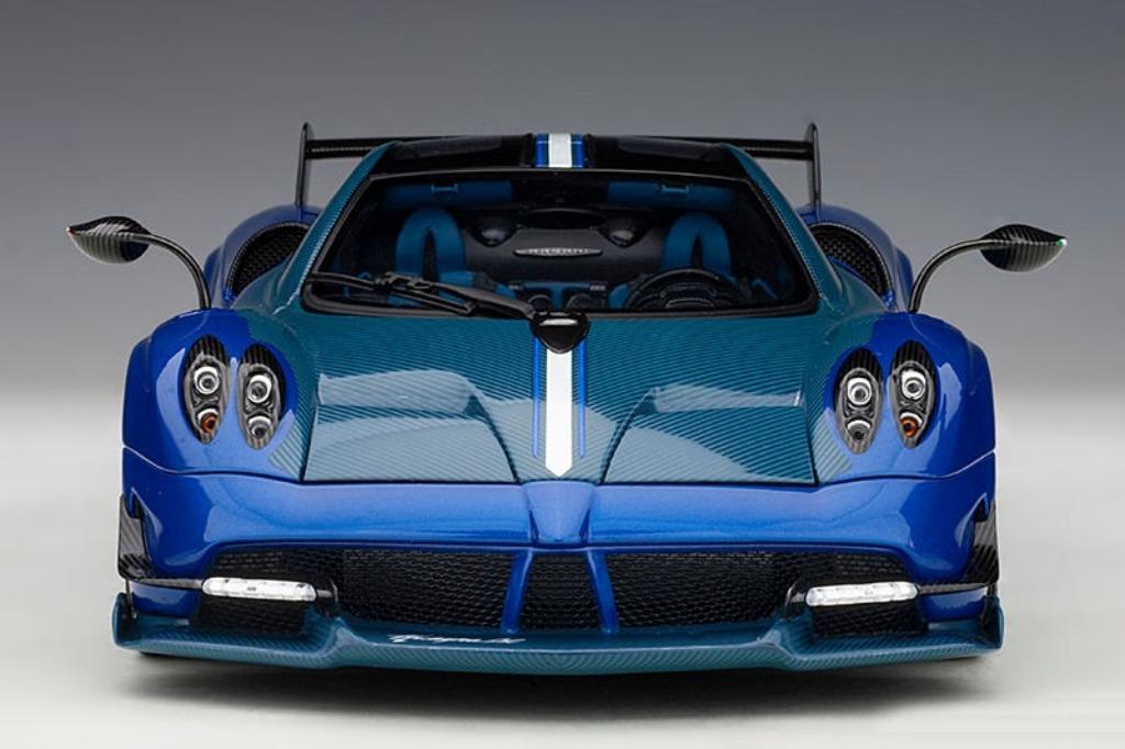 Pagani Huayra BC (Blu Francia/Carbon), Enlèvement ou Envoi, Neuf, Voiture, Autoart