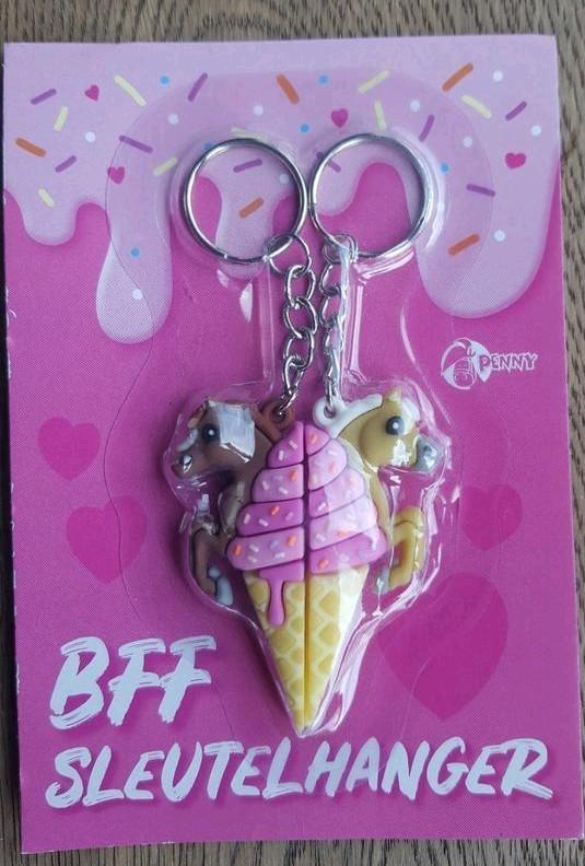 BFF sleutelhangers ijsje met pony, Enlèvement ou Envoi, Neuf, Fille