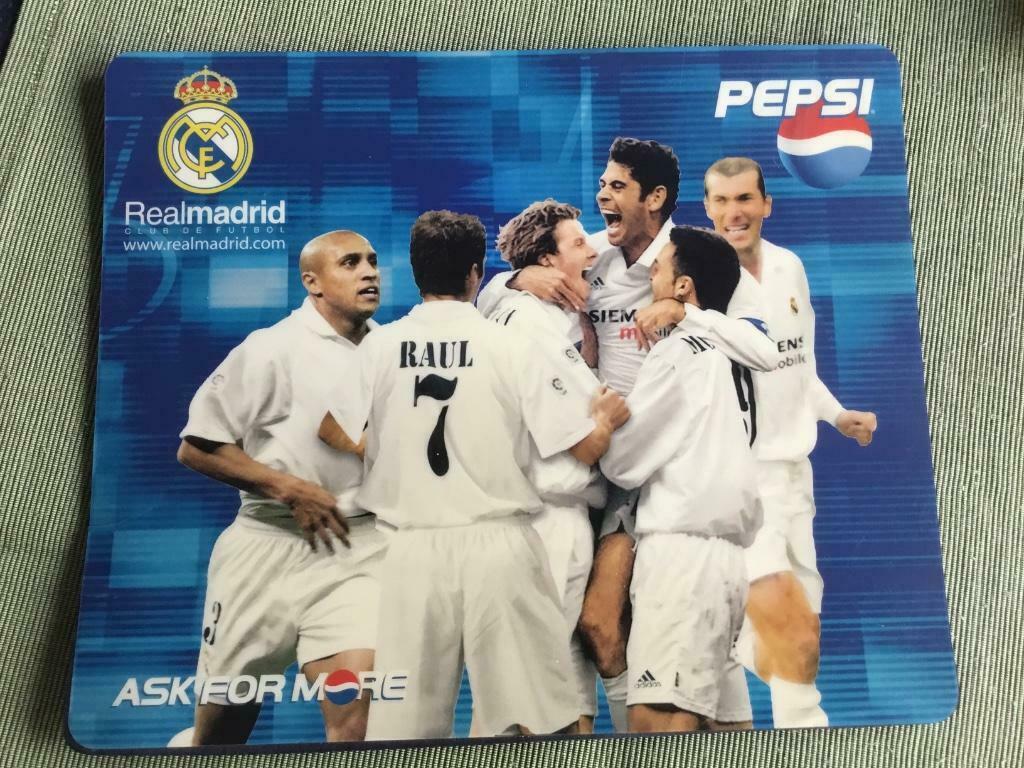 Muismat Real Madrid Pepsi, Ophalen of Verzenden, Gebruikt, Gebruiksvoorwerp