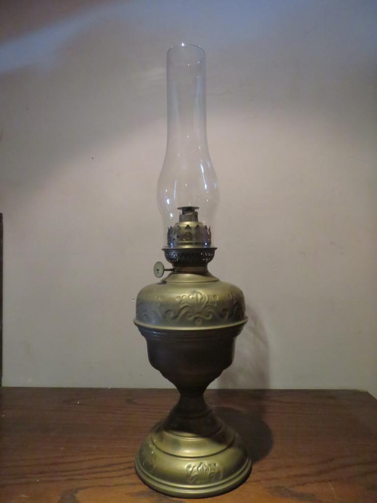 olielamp  antiek vintage antiek, Enlèvement ou Envoi, Comme neuf