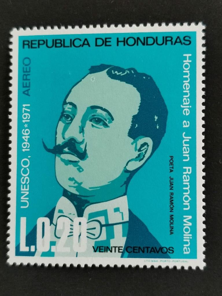 Honduras 1973 - Juan Ramon Molina **, Enlèvement ou Envoi, Non oblitéré, Amérique centrale