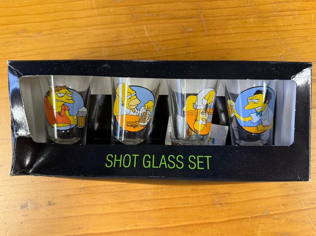 Shotglaasjes The Simpsons, Verzamelen, Ophalen of Verzenden, Zo goed als nieuw, Tv, Overige typen