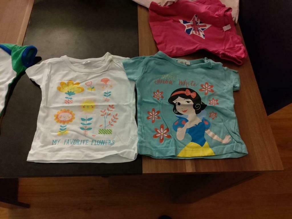 Lot de t-shirt bébé taille 68, Ophalen, Zo goed als nieuw, Meisje, Shirtje of Longsleeve