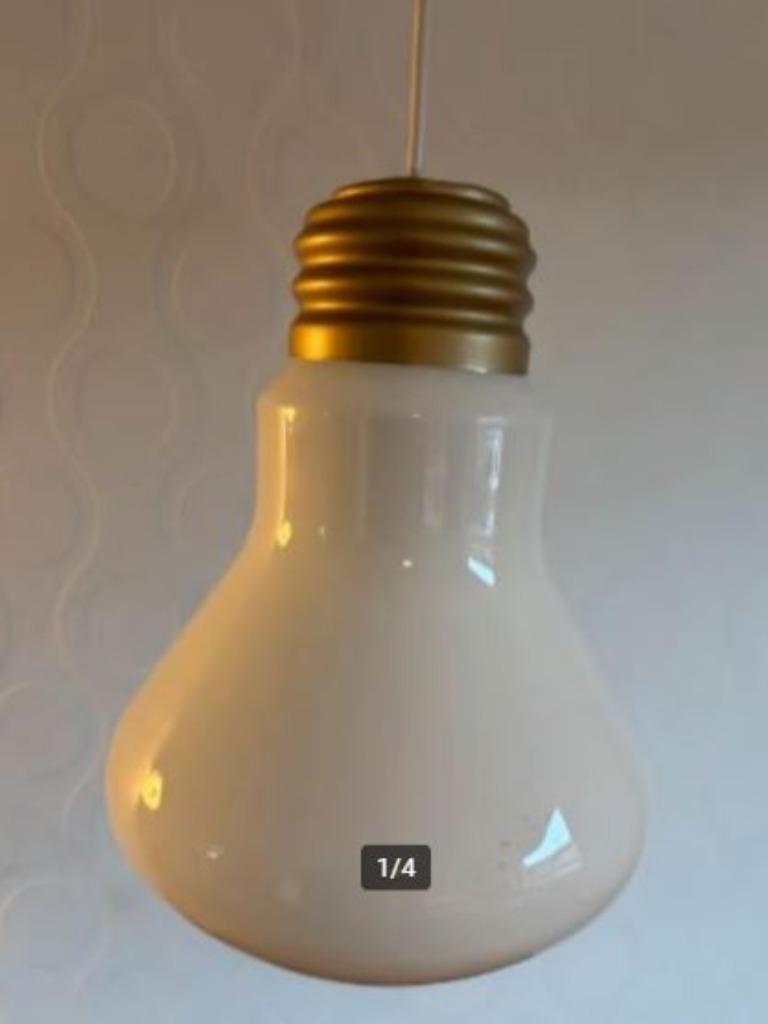 vintage hanglamp Ingo Maurer 70er birne, Enlèvement, Maison et Meubles