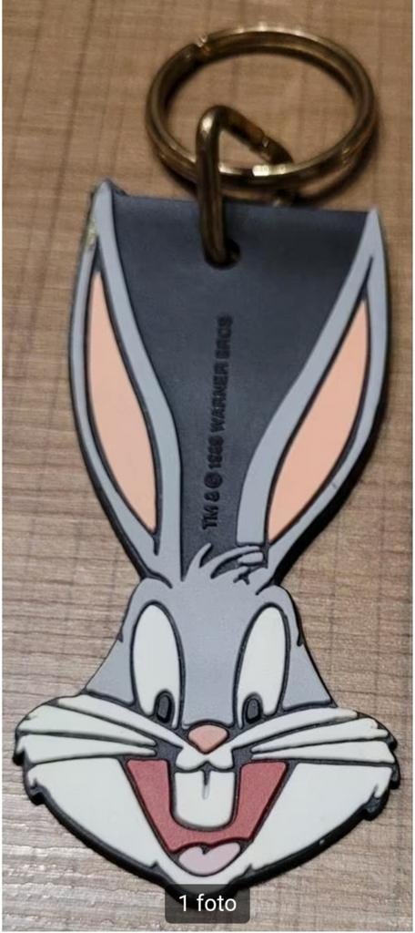 Bugs Bunny: sleutelhanger (1989), Verzamelen, Stripfiguren, Ophalen of Verzenden, Looney Tunes, Gebruikt, Overige typen