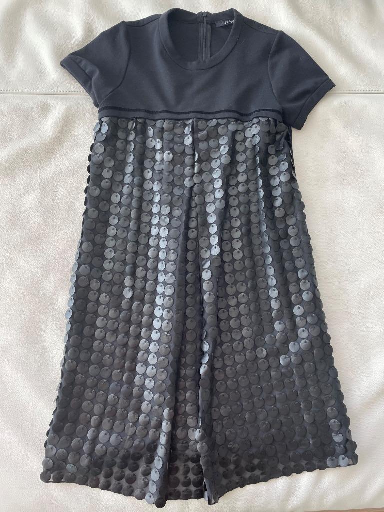 Nieuw zwart kleedje Monnalisa - maat S (162 cm), Nieuw, Jurk of Rok, Monnalisa, Verzenden