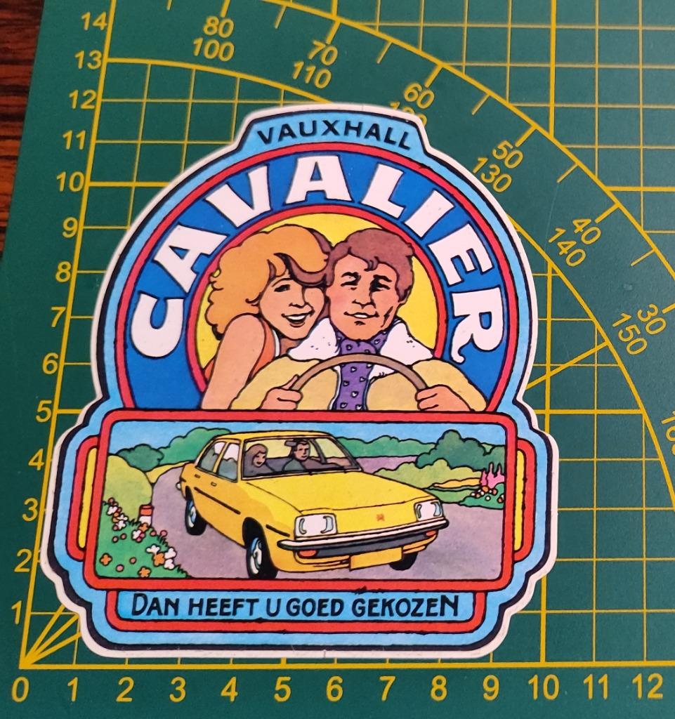 Sticker Vauxhall Cavalier (de Engelse Opel Manta), Ophalen of Verzenden