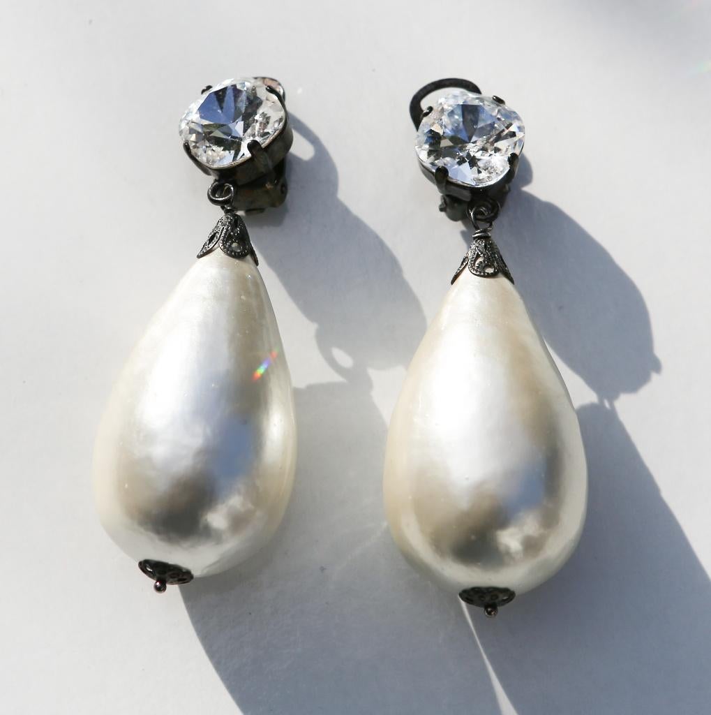 Magnifiques boucles d'oreilles clips neuves - très chic, Bijoux, Sacs & Beauté, Boucles d'oreilles, Enlèvement ou Envoi, Neuf