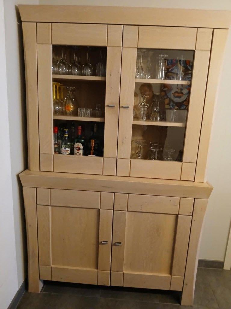 Vitrine kast, Huis en Inrichting, Kasten | Vitrinekasten, Zo goed als nieuw, Ophalen