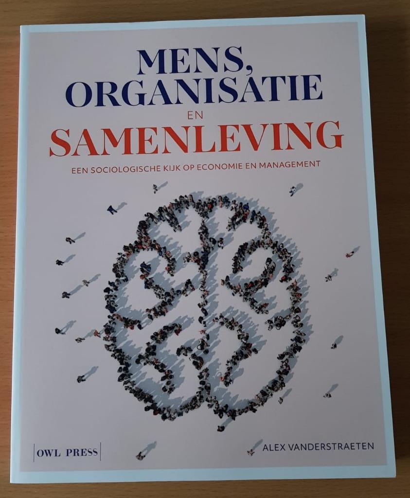 Mens, organisatie en samenleving - ISBN: 9789463932523, Ophalen of Verzenden, Zo goed als nieuw