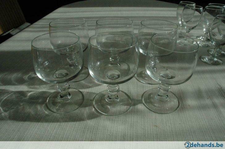 2 reeksen van 6 glazen (wijn en water), Huis en Inrichting, Keuken | Servies, Ophalen of Verzenden, Nieuw, Glas of Glazen