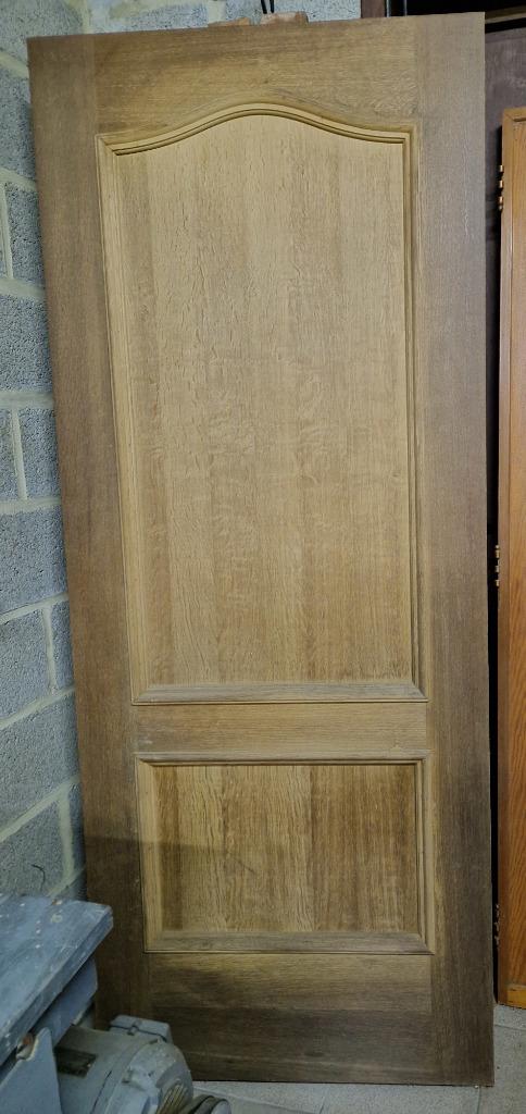 houten binnendeuren eik en green, Doe-het-zelf en Bouw, Ophalen, Gebruikt, Hout, Binnendeur