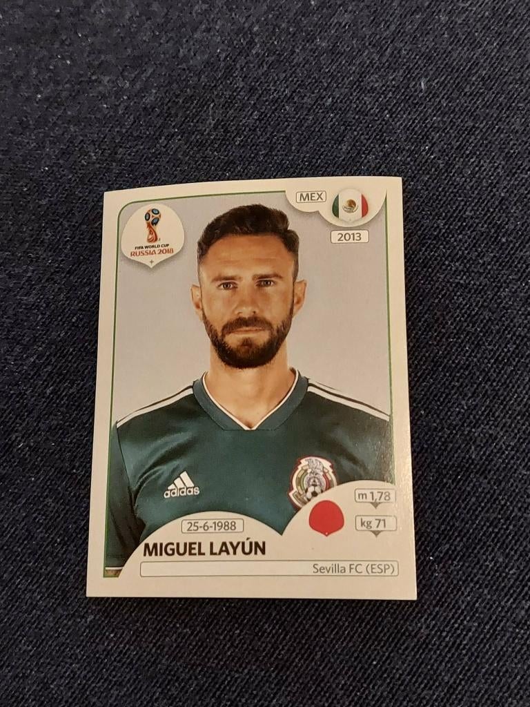 Panini / Sticker / Miguel Layún / Mexico / WK 2018, Verzenden, Nieuw, Poster, Plaatje of Sticker