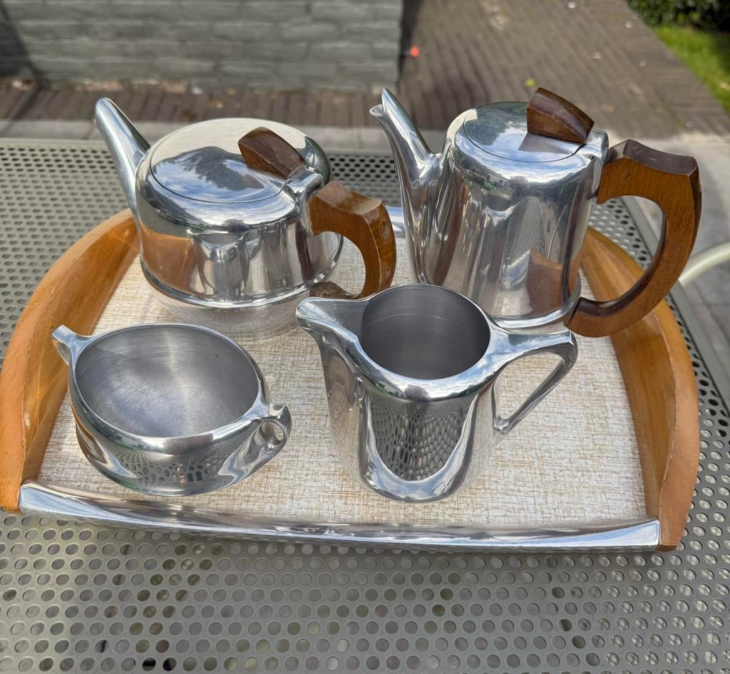 Picquot ware set, Ophalen, Zo goed als nieuw, Overige vormen, Metaal