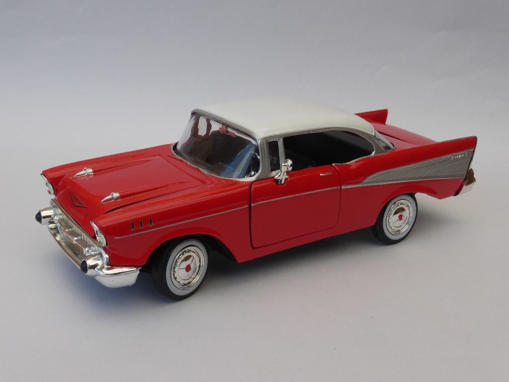 1957 Chevy Bel Air 1/24, Ophalen, Auto, Overige merken
