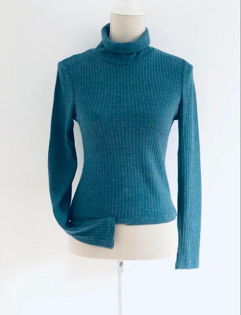 Turquoise coltrui van Shein, Kleding | Dames, Ophalen of Verzenden, Zo goed als nieuw, Maat 36 (S), Groen