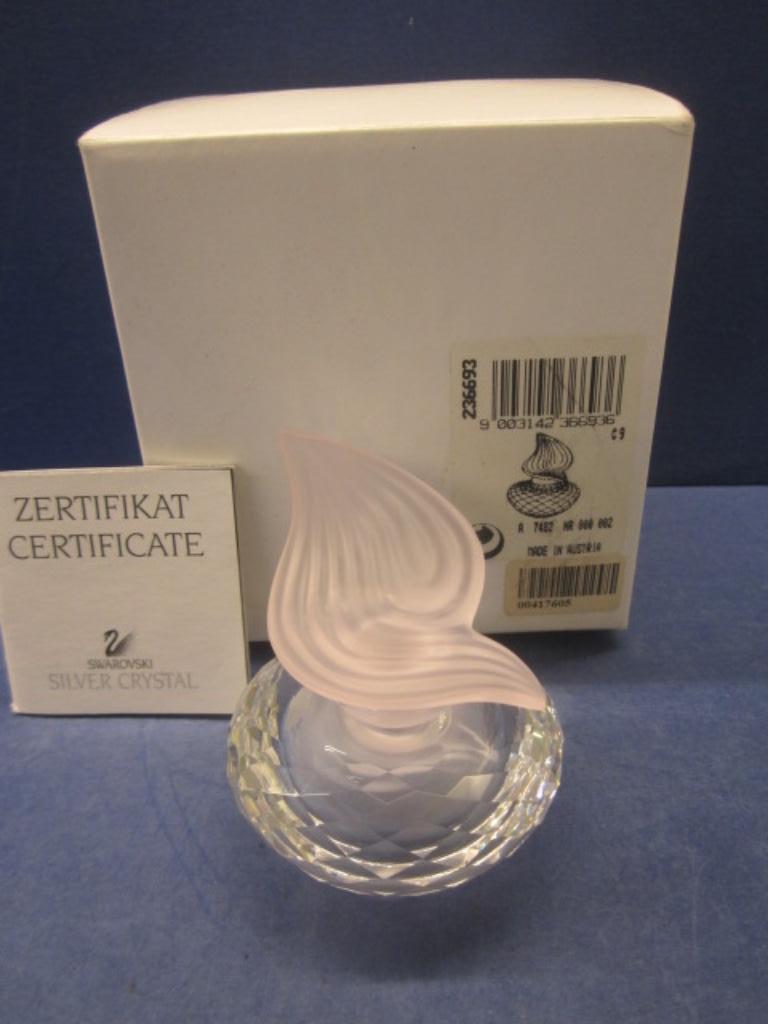 Swarovski Flacon Roos, Ophalen of Verzenden, Nieuw, Figuurtje