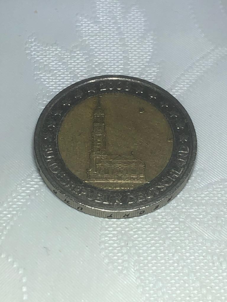 Pièce commémorative de 2 euro 2008 Allemagne D usagée., Enlèvement ou Envoi, Allemagne, 2 euros, Monnaie en vrac