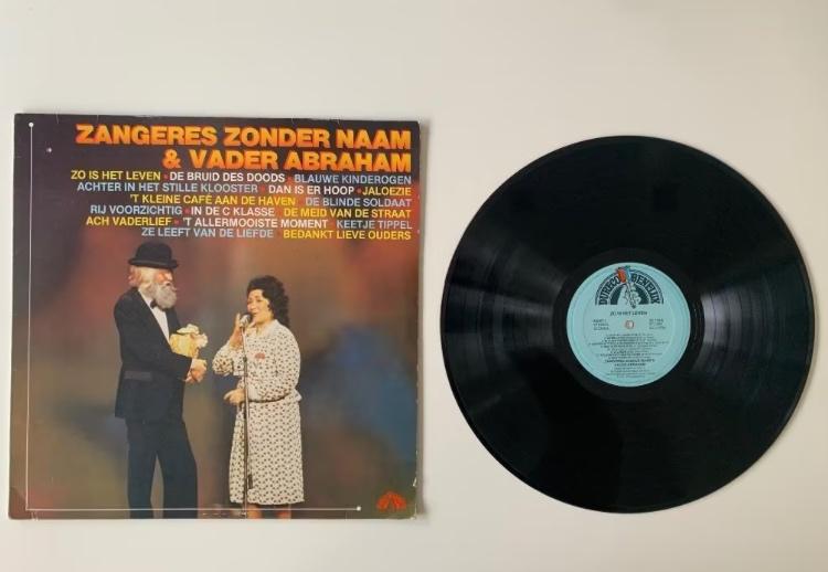 LP Zangeres zonder naam & Vader Abraham, Zo is het leven, Cd's en Dvd's, Ophalen of Verzenden, Gebruikt