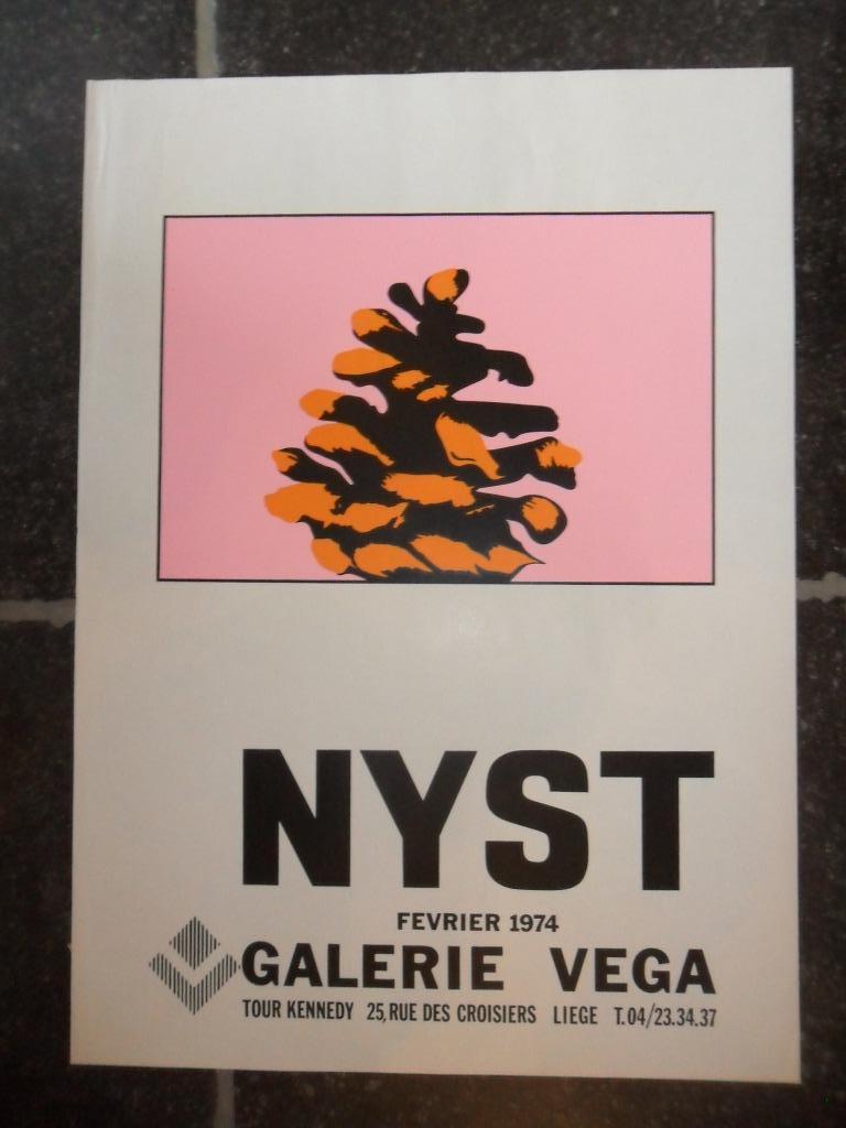 Affiche pour Jacques Louis Nyst (Liège 1942-1996 Sprimont), Enlèvement ou Envoi