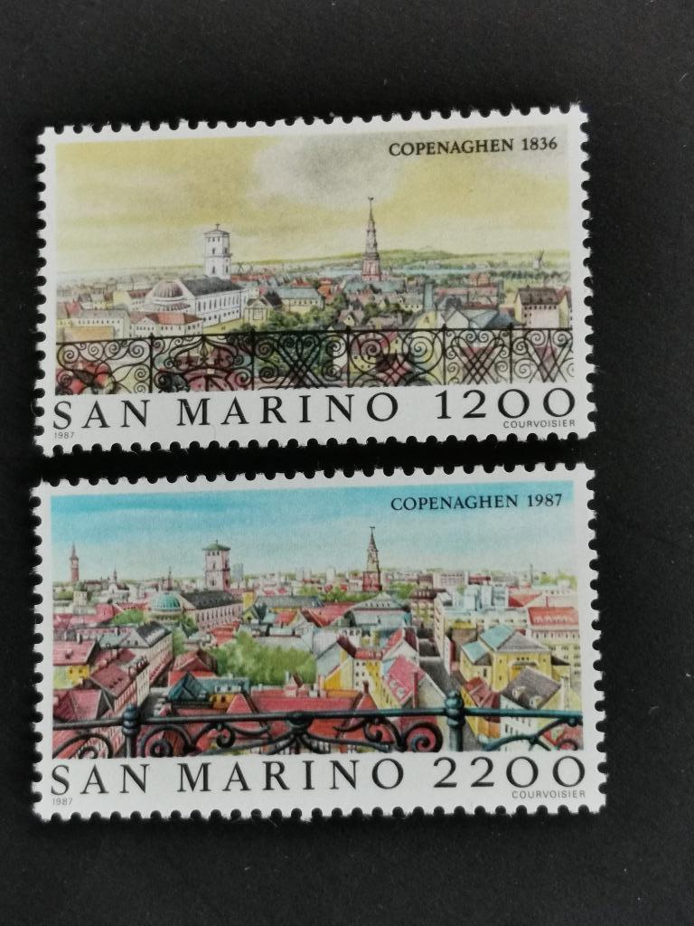 San Marino 1987 - wereldsteden - Kopenhagen **, Ophalen of Verzenden, Postfris