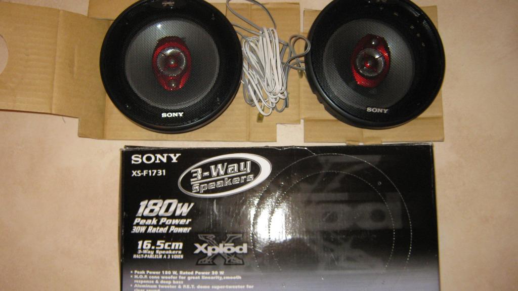 SONY XPLOD Série XS F 1731 (180 W), Ophalen