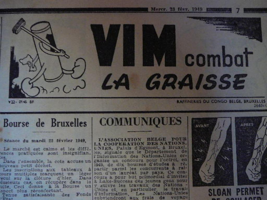 La Libre Belgique mercredi 23 février 1949 oude krant, Ophalen of Verzenden, 1940 tot 1960, Krant